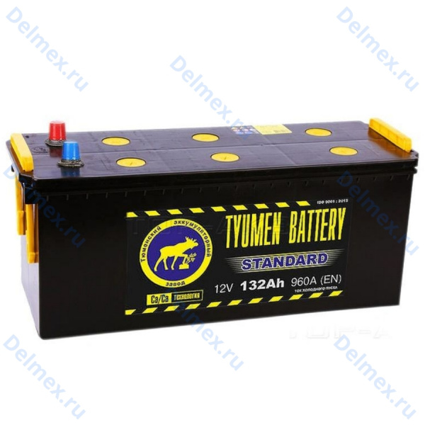 Аккумуляторная батарея Tyumen Battery 6СТ-132LR STANDARD обратной полярности
