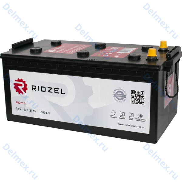 Аккумуляторная батарея RIDZEL 12V 225Ah обратной полярности 