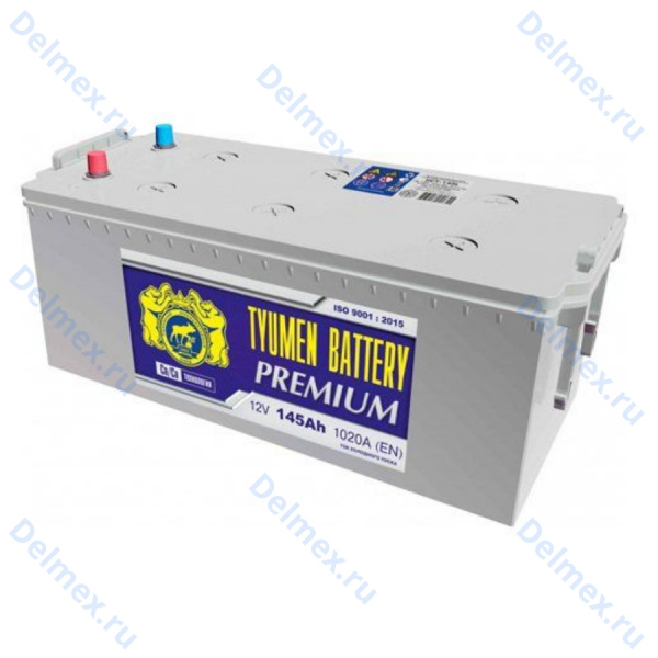 Аккумуляторная батарея Tyumen Battery 6СТ-145L PREMIUM прямой полярности