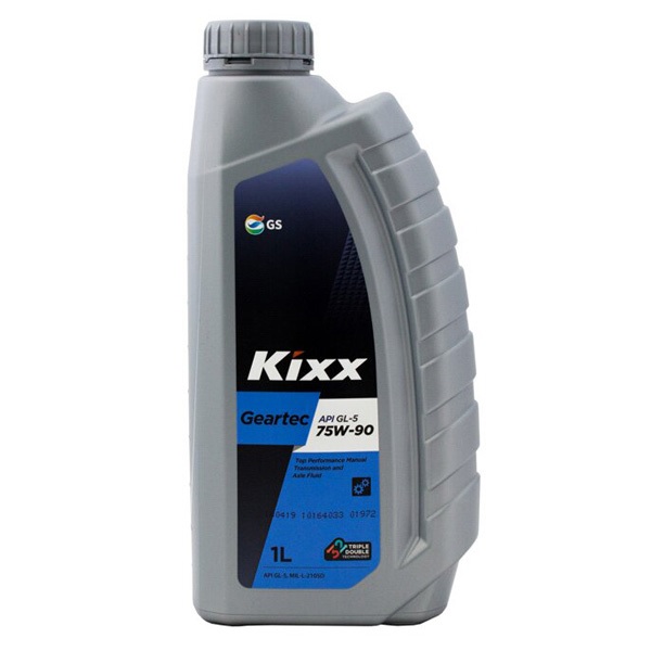 Масло трансмиссионное синтетическое KIXX GEARTEC GL-5 75W90 1L (Корея)