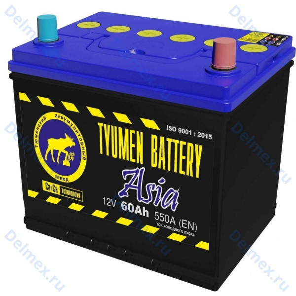 Аккумуляторная батарея Tyumen Battery 6СТ-60LR ASIA обратной полярности