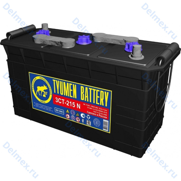 Аккумуляторная батарея Tyumen Battery 3СТ-215N 6V Сухозаряж Тракторный