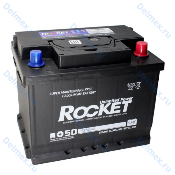 Аккумуляторная батарея ROCKET 6СТ-65 обратной полярности