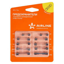 Предохранители "стеклянные цилиндрические" в блистере (10шт.2-25А) AFUT06 фото 