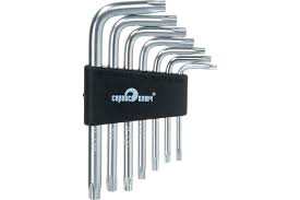 Набор звездочек Г-образных (торкс) Т10-40 7 предметов Сервис Ключ