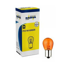 Лампа 12V 21W PY21W BAU15s накаливания доп. освещ. NARVA (17638) фото 