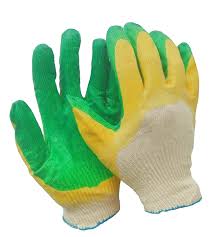 Перчатки рабочие х/б вязка 10КЛАСС с двойной латексной обливкой ARNEZI