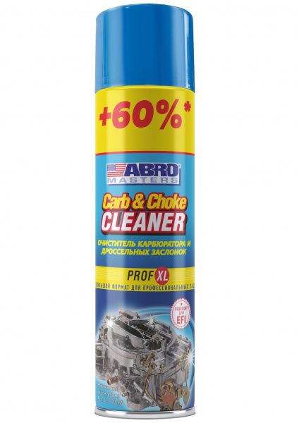 Очиститель карбюратора Abro Masters 453гр PROF XL +60% ABRO (CC120RW)