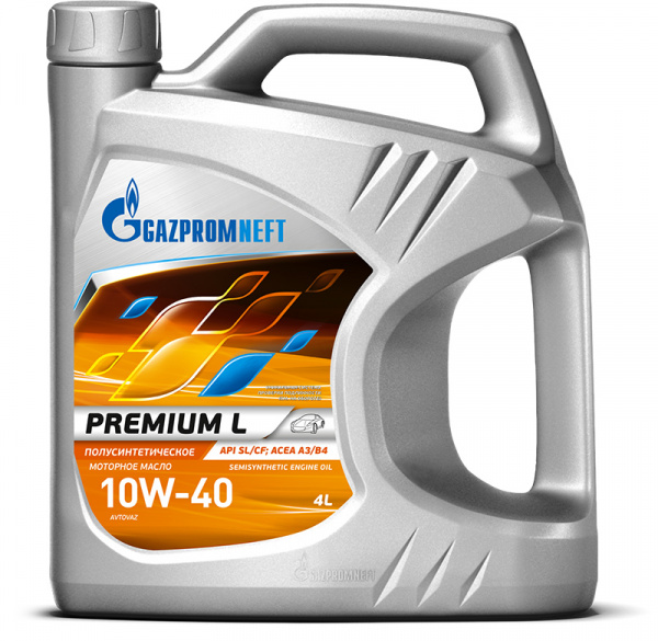 Фото Масло моторное синтетическое Gazpromneft Premium L 10w40 4л+1 л