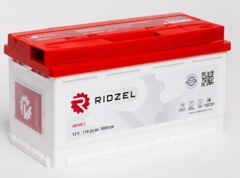 Аккумуляторная батарея RIDZEL 12V 110Ah обратной полярности