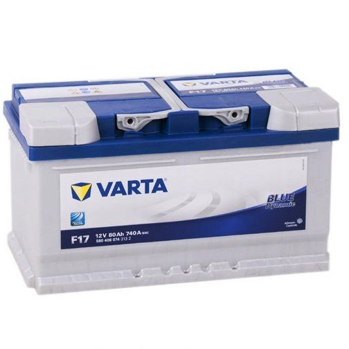 Аккумуляторная батарея VARTA Blue Dynamic (F17) 80 Ач 740 А низкая обратная полярность