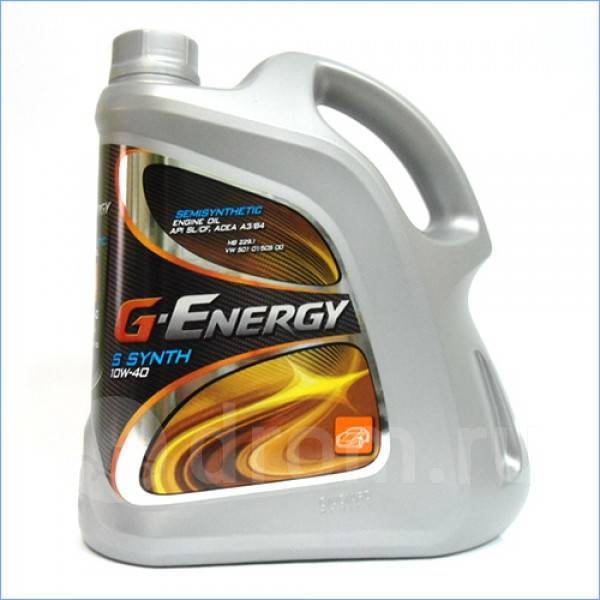 Фото Масло моторное Gazpromneft G-Energy S Synth 10w40 4л
