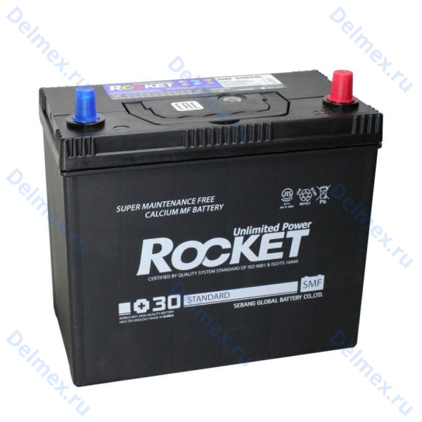 Аккумуляторная батарея ROCKET 6СТ-45 Asia обратной полярности