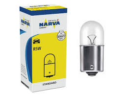 Лампа 12V R5W BA15s доп.освещ. (картон) NARVA (17171) фото 