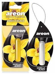 Ароматизатор подвесной сухой с капсулой Areon LIQUID Vanilla Black (Черная ваниль) фото 