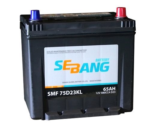Аккумуляторная батарея SEBANG SMF 6СТ-65 оп 75D23L (