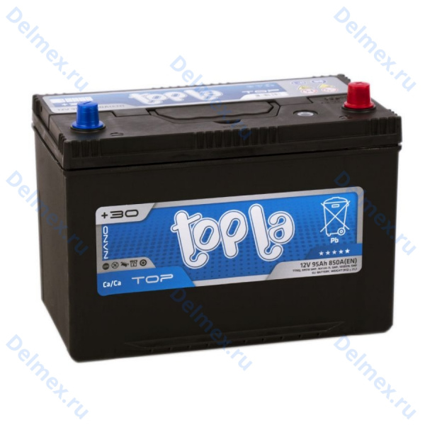 Аккумуляторная батарея TOPLA 6СТ-95L Top JIS Asia обратной полярности (118895)