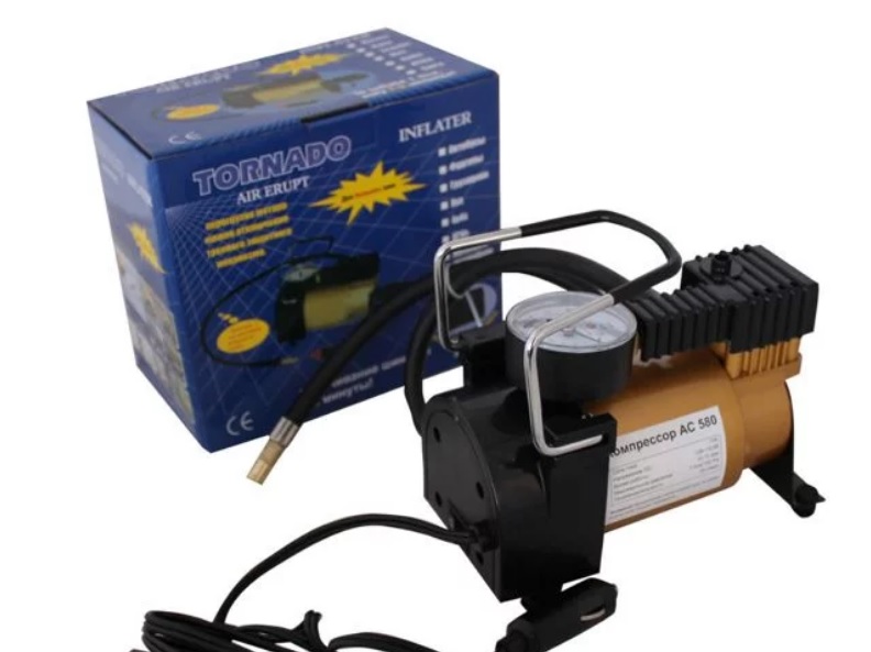 Компрессор TORNADO AC580 35л/мин.12В МаякАвто фото 