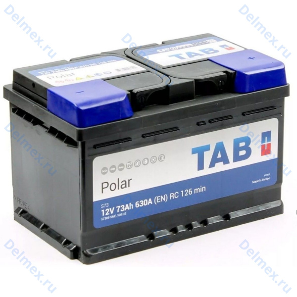 Аккумуляторная батарея TAB 6СТ-73L POLAR обратной полярности низкая 