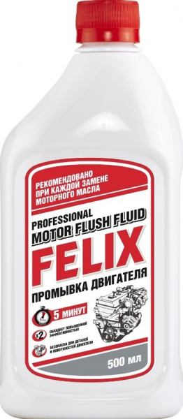 Промывка масляной системы 5 минут FELIX MOTOR FLUSH (0,5L)