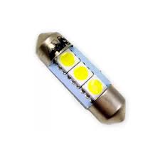 Лампа светодиодная 12V WB T10 LED 10W МАЯК 1шт блистер 12T11x36/W/W3SMD/But фото 