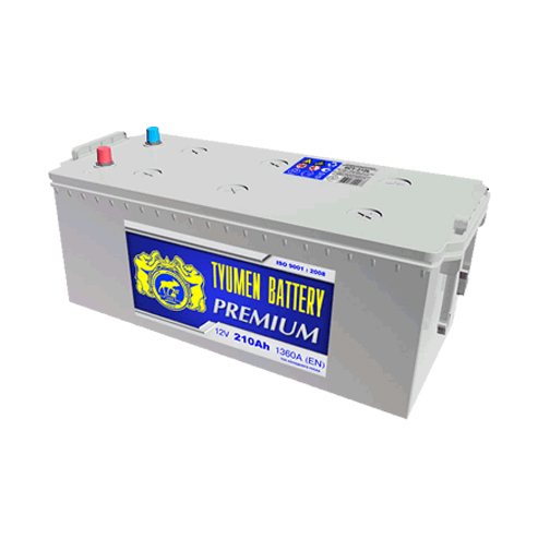 Аккумуляторная батарея Tyumen Battery 6СТ-210L PREMIUM прямой полярности