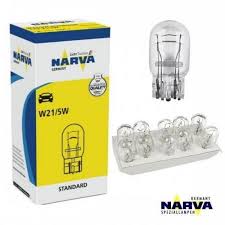 Лампа NARVA STANDARD 12V W21/5W W3x16d (картон 10шт) фото 