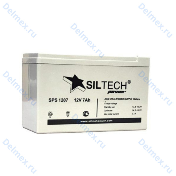 Аккумуляторная батарея SILTECH 6ТБ-7 1207 AGM