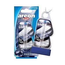 Ароматизатор подвесной гелевый Areon X VERSION Black Crystal (Черный Кристалл) фото 