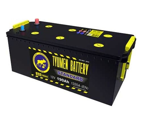 Аккумуляторная батарея Tyumen Battery 6СТ-190LR STANDARD обратной полярности