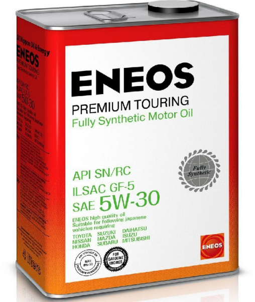 Фото Масло моторное синтетическое ENEOS Premium Touring SN 5w30 4л