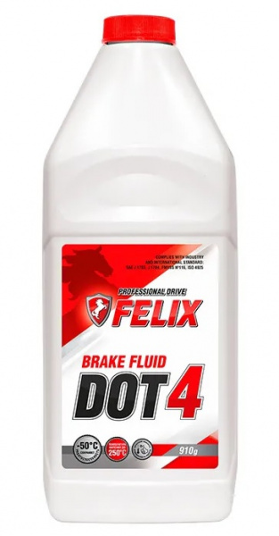 Тормозная жидкость FELIX DOT-4 (0,91L)