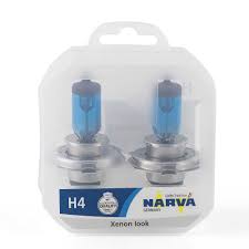Лампа 12V H4 60/55W P43t-38 4100K NARVA RANGE POWER WHITE (пласт.коробк) (компл. 2 шт.)