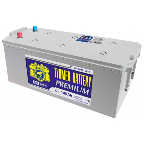 Аккумуляторная батарея Tyumen Battery 6СТ-145L PREMIUM прямой полярности