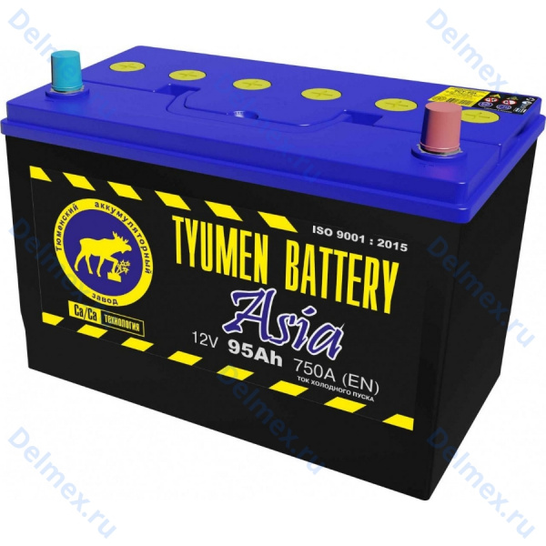 Аккумуляторная батарея Tyumen Battery 6СТ-95LR ASIA обратной полярности