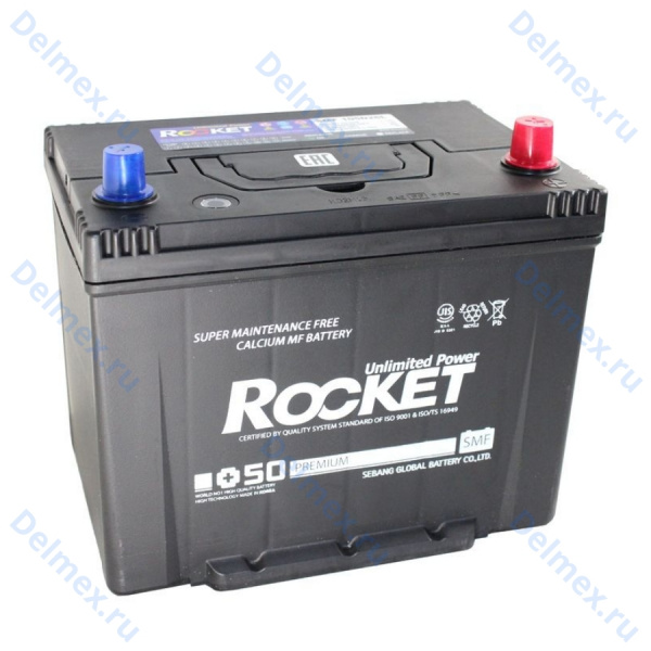 Аккумуляторная батарея ROCKET 6СТ-90 Asia обратной полярности