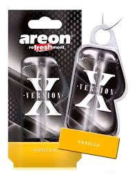 Ароматизатор подвесной гелевый Areon X VERSION Vanilla (Ваниль) фото 