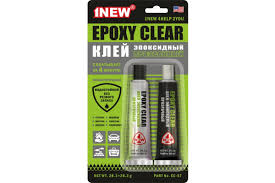 Клей эпоксидный прозрачный 2х28,3гр.1NEW (EC-57) фото 