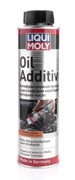 Антифрикционная присадка с дисульфидом молибдена в моторное масло Oil Additiv LIQUI MOLY 0,3л (1998)