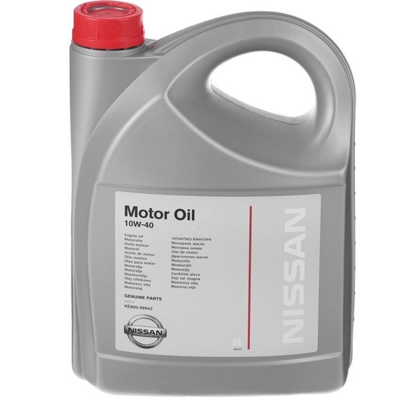 Фото Масло моторное полусинтетическое NISSAN 10w40 MOTOR OIL VALUE ADVANTAGE 5л