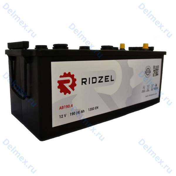Аккумуляторная батарея RIDZEL 12V 190Ah обратной полярности 