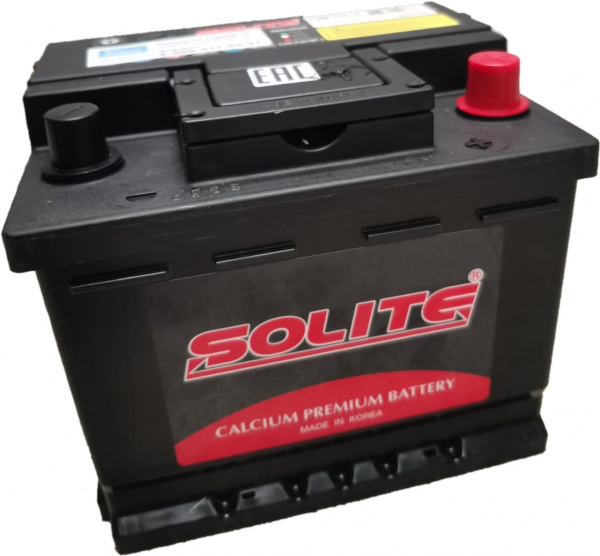 Аккумуляторная батарея Solite 6СТ-55L обратной полярности (CMF55516)