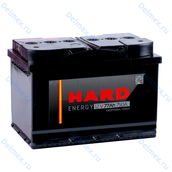 Аккумуляторная батарея HARD 6СТ-77VL прямой полярности