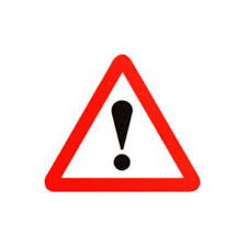 Наклейка Знак "!" треуг внутренняя 17*19 00262 фото 