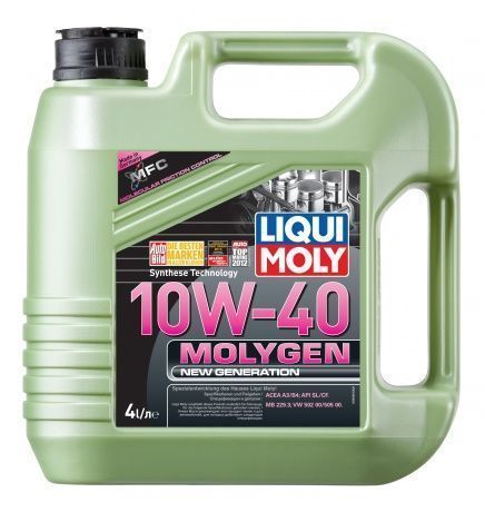 Фото Масло моторное НС-синтетическое Molygen New Generation 10W-40 LiquiMoly 4л (9060)