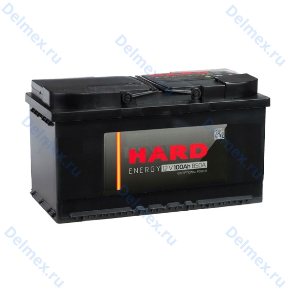 Аккумуляторная батарея HARD 6СТ-100VL прямой полярности