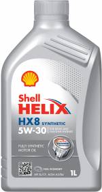 Фото Масло моторное синтетическое SHELL Helix HX8 5w30 1л 550046778