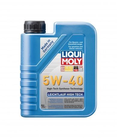 Фото 8028 LiquiMoly НС-синт.мот.масло Leichtlauf High Tech 5w-40 SN/CF;A3/B4  1л