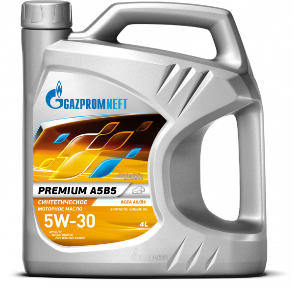 Фото Масло моторное синтетическое Gazpromneft Premium A5B5 5w30 4л