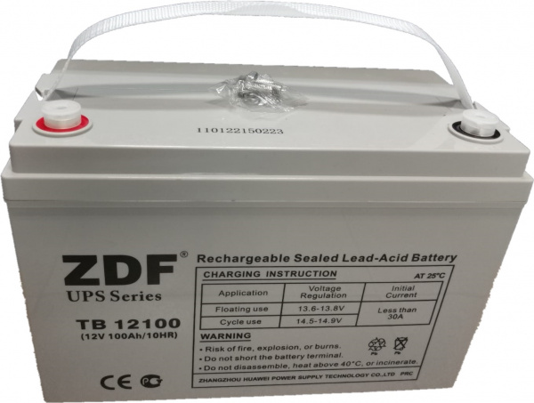 Аккумуляторная батарея ZDF 6ТБ-100 12100 AGM